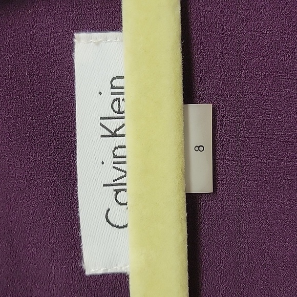 Calvin Klein Deep Purple Midi Dress, Women 8 Office Career Business Church - Picture 5 of 6